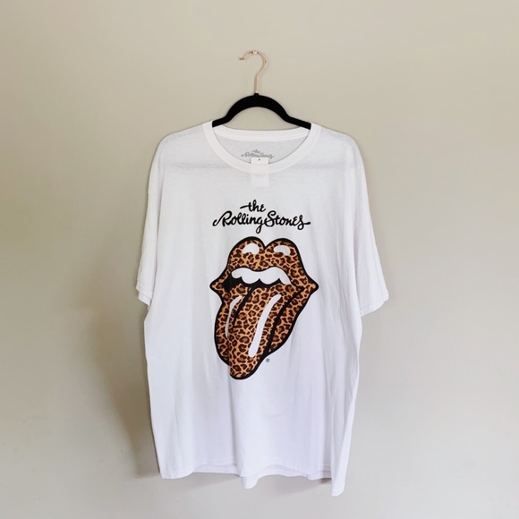 the Rolling Stones Tops - RARE Rolling Stones shirt - leopard tongue